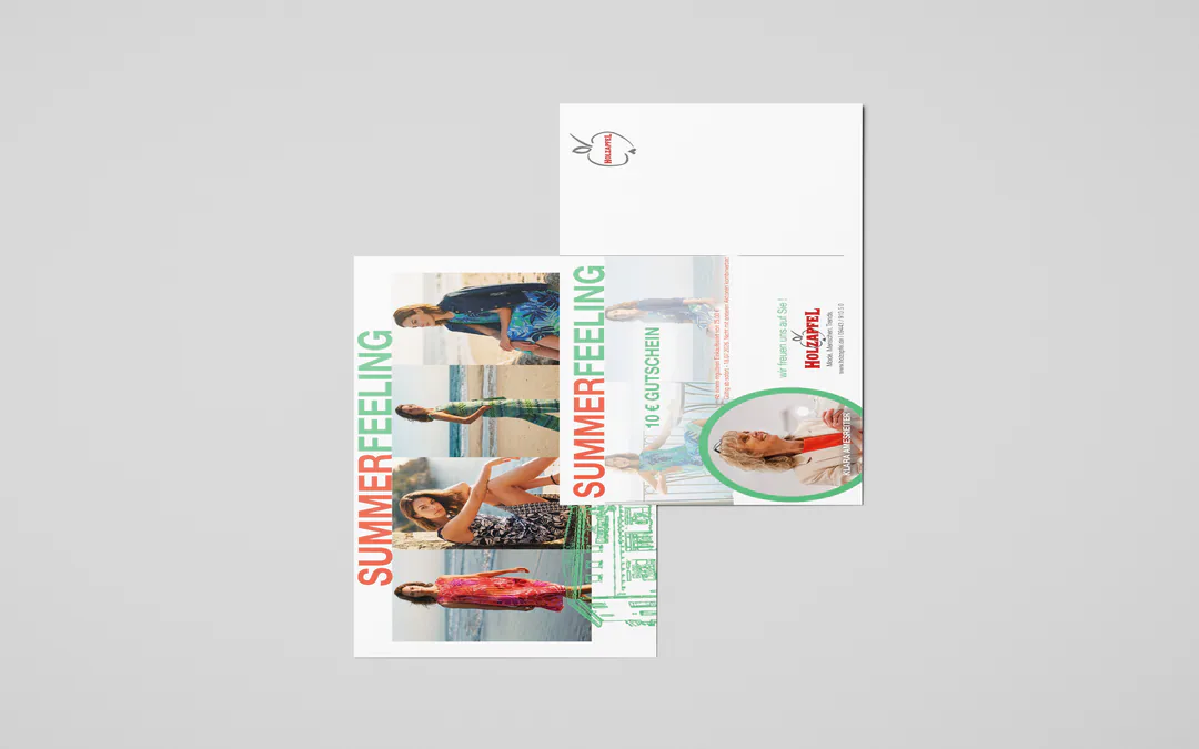 Personalisiertes Mailing für Holzapfel Bekleidung